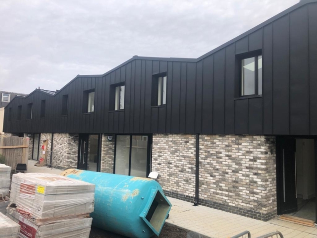 Striking black hard metal roofing zinc hard metal roof