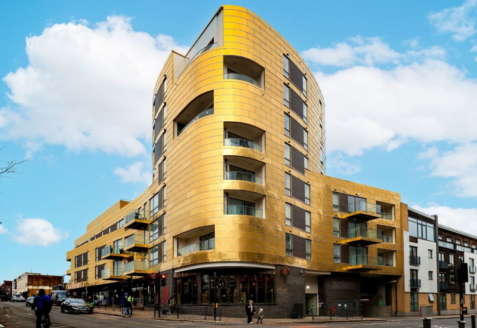 Copper Cladding Building London